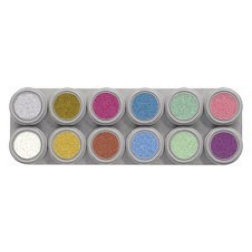 PALETA 12/U MAQUILLAJE AGUA P12 PERLAD