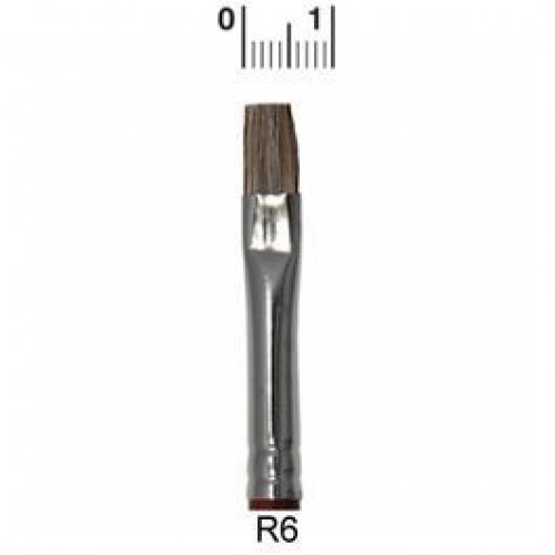 $ BRUSHES OX R6=PINCEL PELO BUEY 6MM