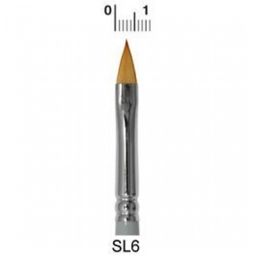 BRUSHES SL6=PINCEL PELO ARTIFICIAL 6MM