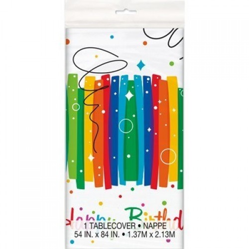 PAQ.20/U BOLSA CELOFAN BIRTHDAY ARCOIRIS