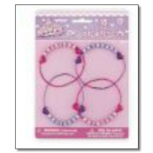 PAQ.4/U PULSERA PRINCESAS