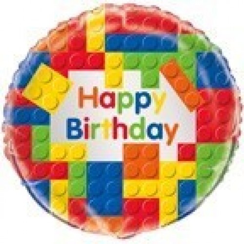  GLOBO 18" FOIL LEGOS MULTICOLOR
