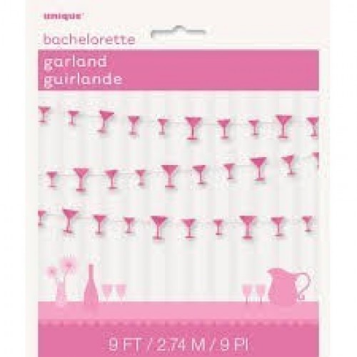GUIRNALDA VASO MARTINI ROSA 2.74M
