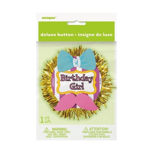 CONDECORACION BIRTHDAY BIGOTE ROSA