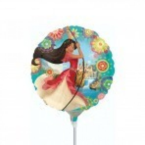 GLOBO 9" PALO FOIL ELENA DE AVALOR