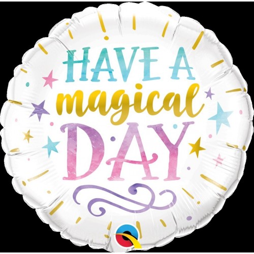 GLOBO 18" FOIL RND HAVE A MAGICAL DAY