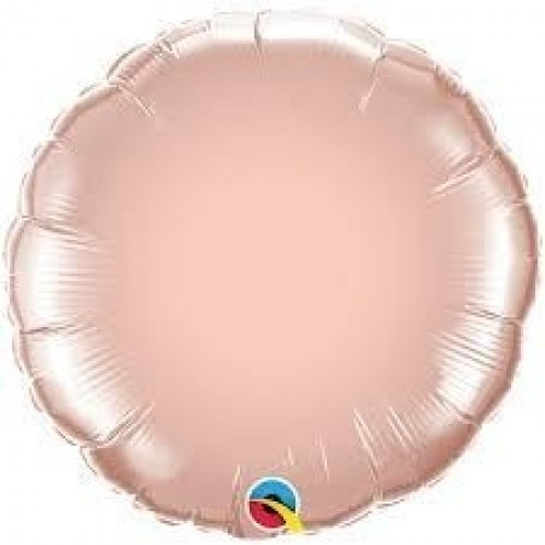   GLOBO 20" FOIL REDONDO ROSA ORO