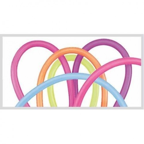 $D 100 GLOBOS MODELISMO 260Q NEON MULT
