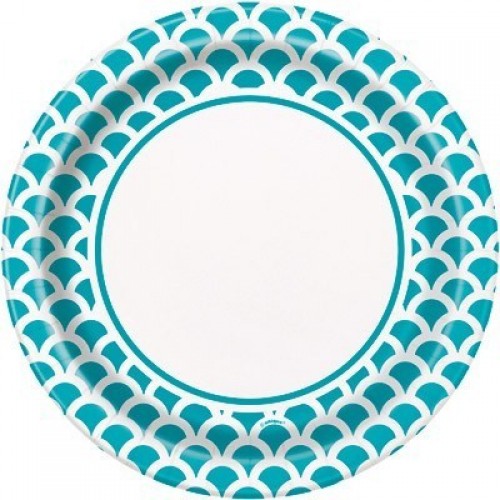  PAQ.8/U PLATO ESCAMA CARIBE 21,9CM