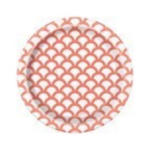  PAQ.8/U PLATO ESCAMA CORAL 18CM