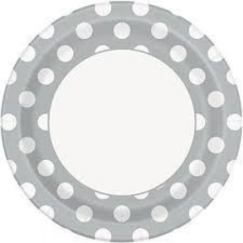  PAQ.8/U PLATO PLATA TOPO 22CM