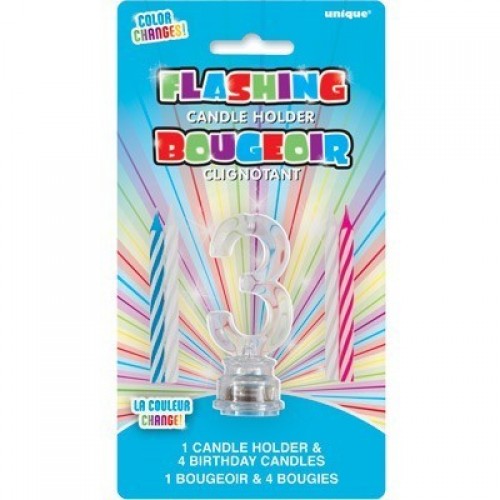 BLISTER SOPORTE VELA FORMA N3 C/LUZ