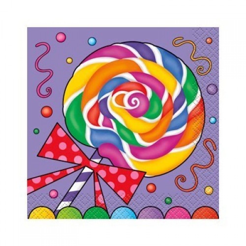 PAQ.16/U SERVILLETA CUPCAKE CARAMELO 25C