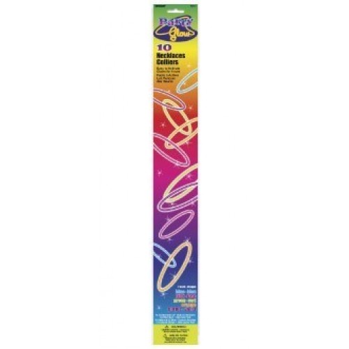 PAQ.10/U COLLARES NEON COL.SURT 55.88CM