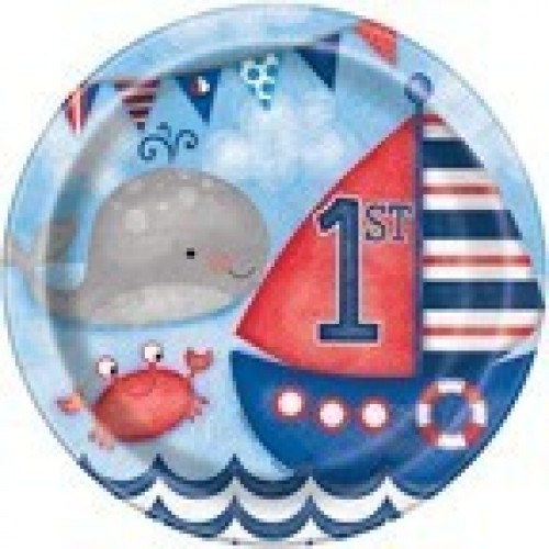  PAQ.8/U PLATO 1AÑO MARINERO 22,8CM