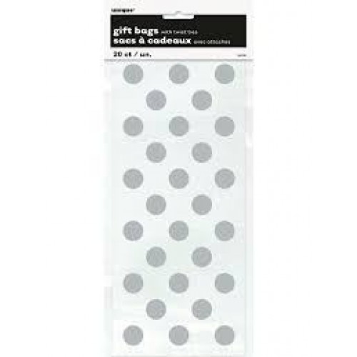  PAQ.20/U BOLSA CELO BLANCA TOPO PLAT