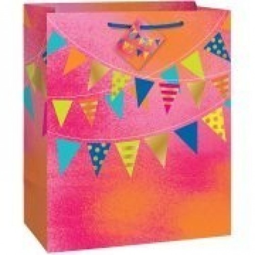 BOLSA REGALO BANDERINES MULTICOLOR