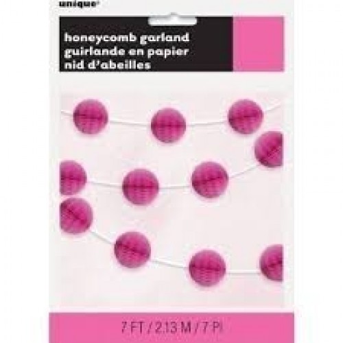  GUIRNALDA BOLA NIDO FUCSIA 2,13MT