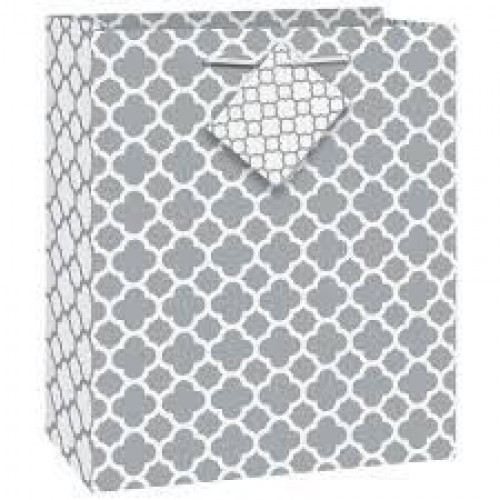  BOLSA REGALO COLMENA PLATA 23X18,5