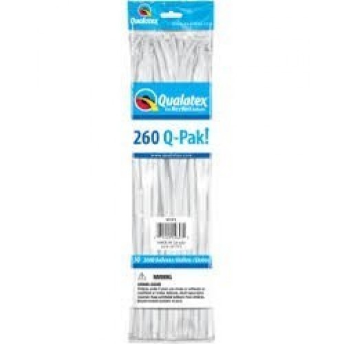 $E  50 GLOBO LATEX MODELIS 260Q BLANC