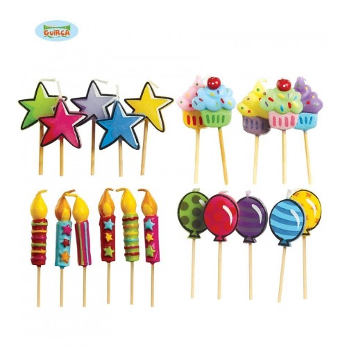 $D $ 5/U VELAS CUMPLEAÑOS SURT.