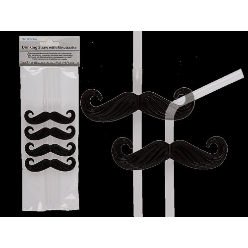 PAQ.4/U PAJITA TRANSP.21,5CMS C/BIGOTE