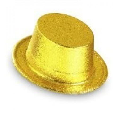 CHISTERA PLASTICO  ORO PURPURINA
