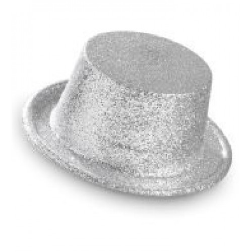   CHISTERA PLASTICO PLATA PURPURINA
