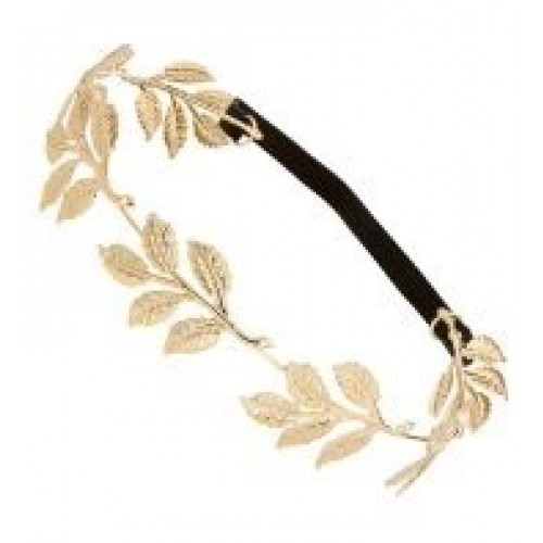   CORONA LAUREL METAL ORO