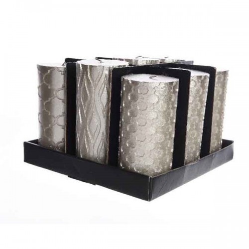 $D VELON PLATA LABRADO 14X7CMS