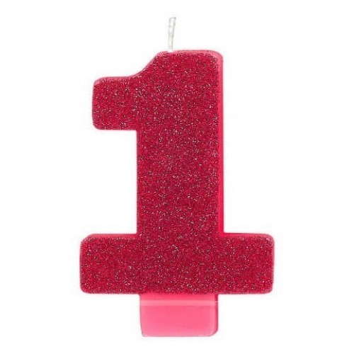 VELA GLITTER N1 ROSA