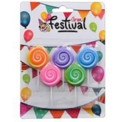 PAQ.5/U PICK VELA LOLIPOP MIX 6CM