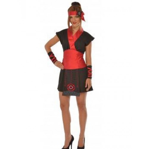  DISFRAZ T-STD MUJER NINJA