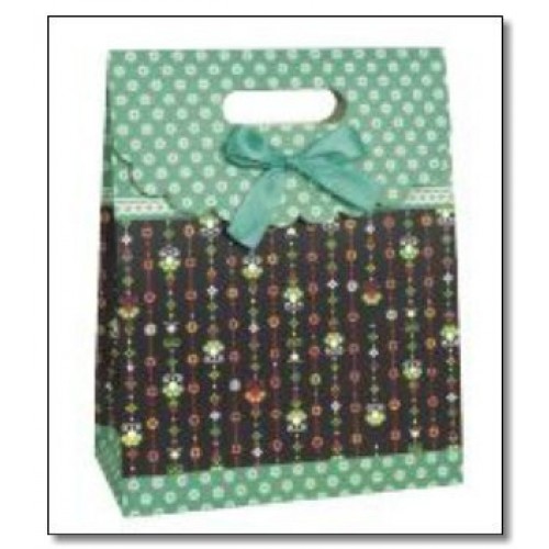 BOLSA REGALO CON ASA Y LAZO 32X26CM