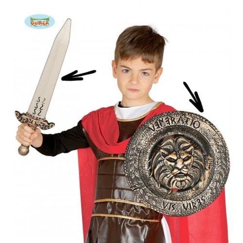 SET INFANTIL ESPADA Y ESCUDO ROMANO