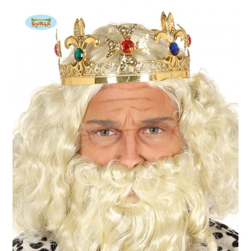 CORONA REY ORO METALICA ADULTO
