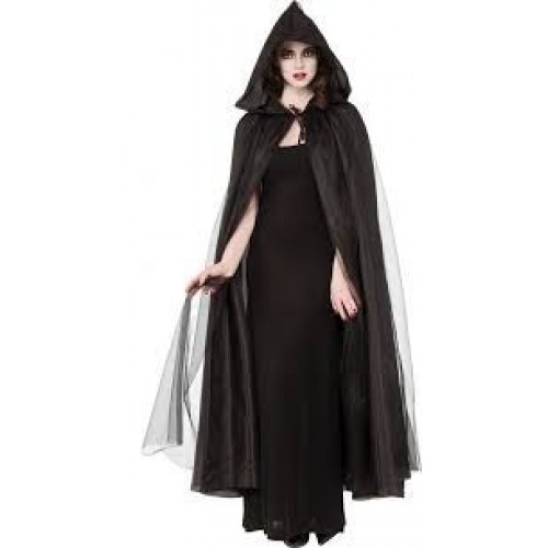 CAPA T-UNICA NEGRA C/CAPUCHA