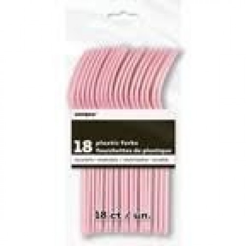 PAQ.18/U TENEDOR ROSA 15,5CM