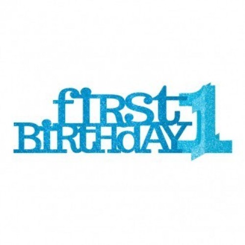 CENTRO MESA FIRST 1BIRTHDAY AZUL