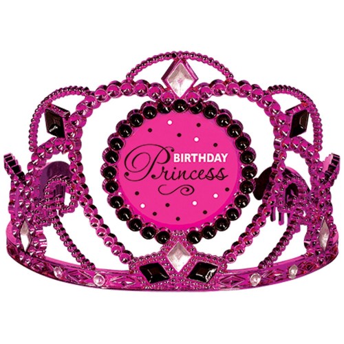 TIARA FUCSIA BIRTHDAY PRINCESS