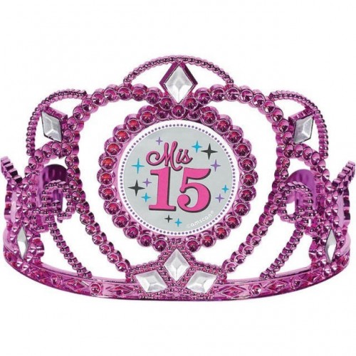 TIARA FUCSIA MIS QUINCE
