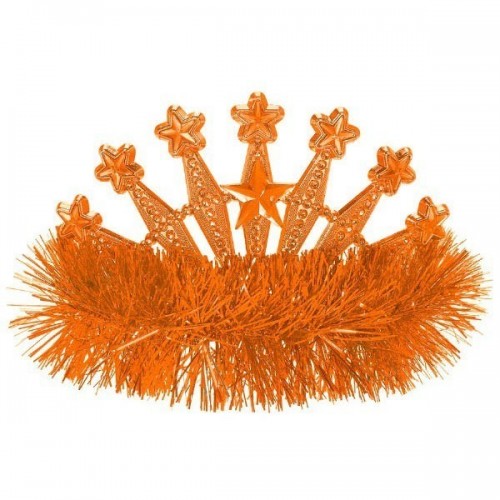   TIARA ESTRELLA ESPUMILLON NARANJA