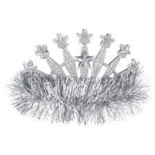TIARA ESTRELLA ESPUMILLON PLATA