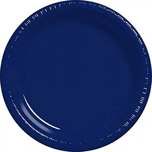 $E 20 PLATOS PL AZUL MARINO 26,04CM