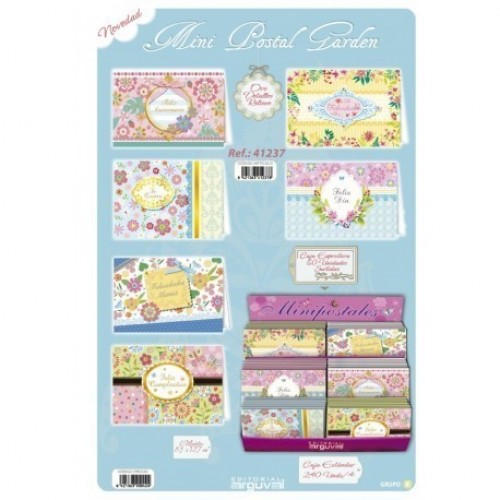 $D MINI TARJETA FLORAL 