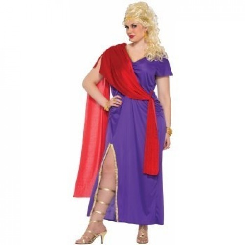  DISFRAZ T-XL ROMANO EMPERATRIZ LILA