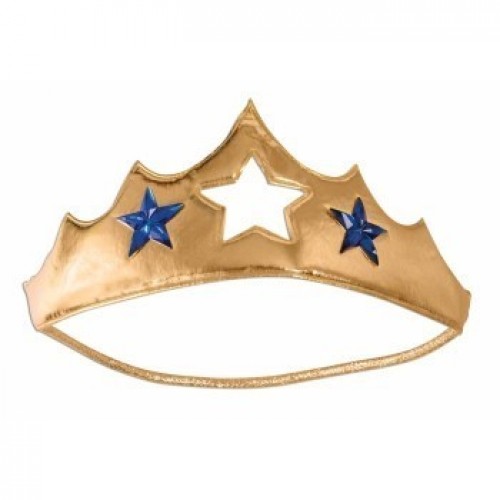 TIARA HEROE MUJER C/ESTRALLA ORO/AZUL
