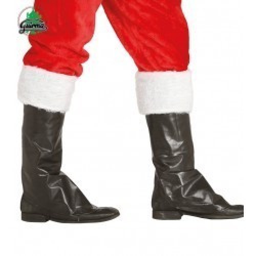 CUBRE BOTAS NEGRA PAPA NOEL
