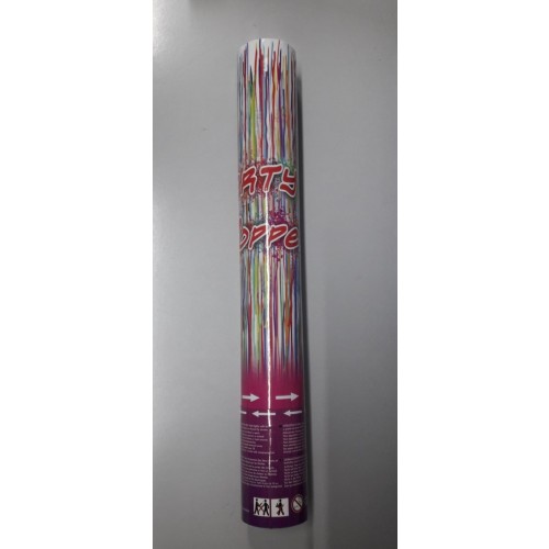 $D CAÑON CONFETI CASCADA METAL 30CM