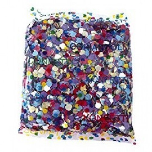   CONFETI CIRCULO MULTICOLOR 50GR
